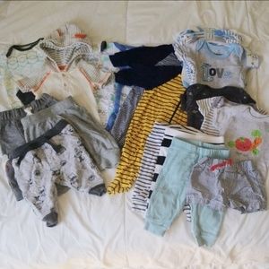 20 piece bundle 0-3 months